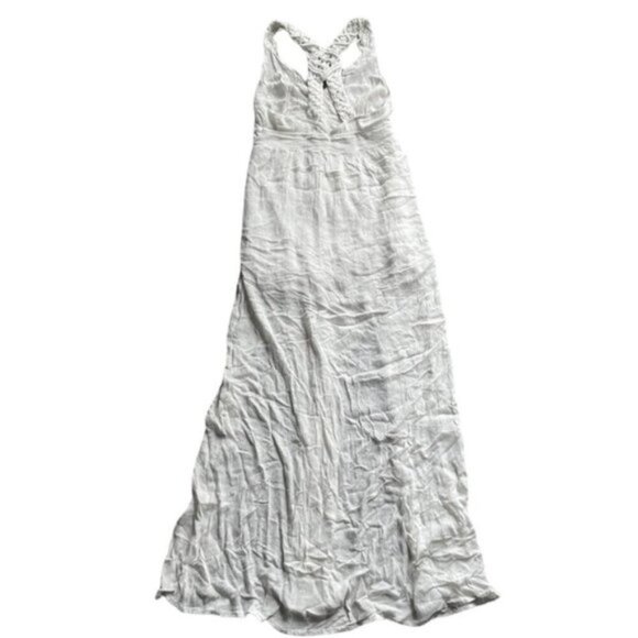 ILLA ILLA Front Slit white Gauze Maxi size small - Picture 7 of 11